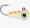 VMC Tungsten Larv Eye Jig 1/16 oz - Pink Chartreus...