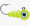 VMC Tungsten Larv Eye Jig 1/32 oz - Glow Chartreus...