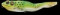 Live Target Frog Walking Bait 118 - Floro Green Yellow